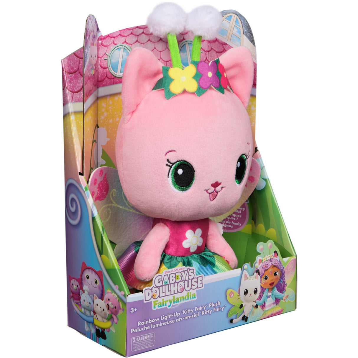 Gabby's Dollhouse Light Up Kitty Fairy Plush 30 cm