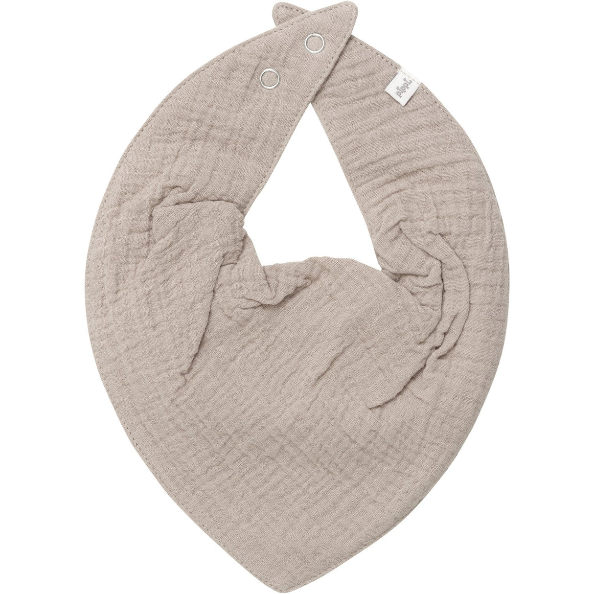 Pippi Mocha Meringue Bib Muslin (2-Pack)