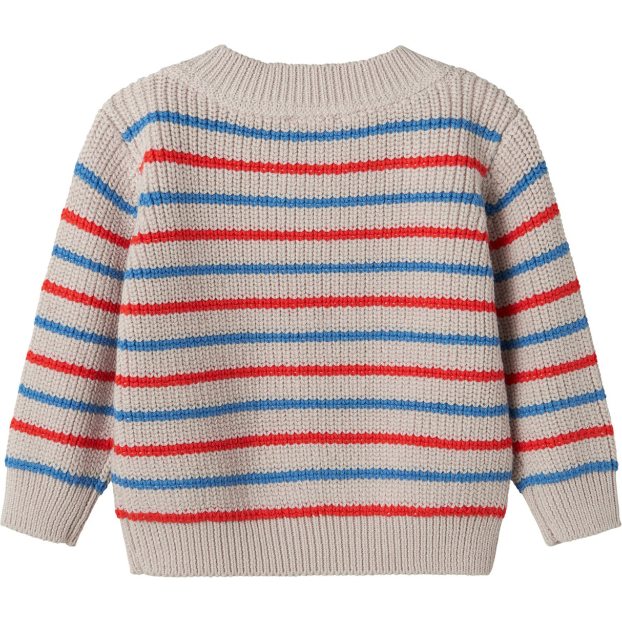 MarMar Cotton Knit EA Stripe Tomato Mix Stripe Teno B Knitted Blouse