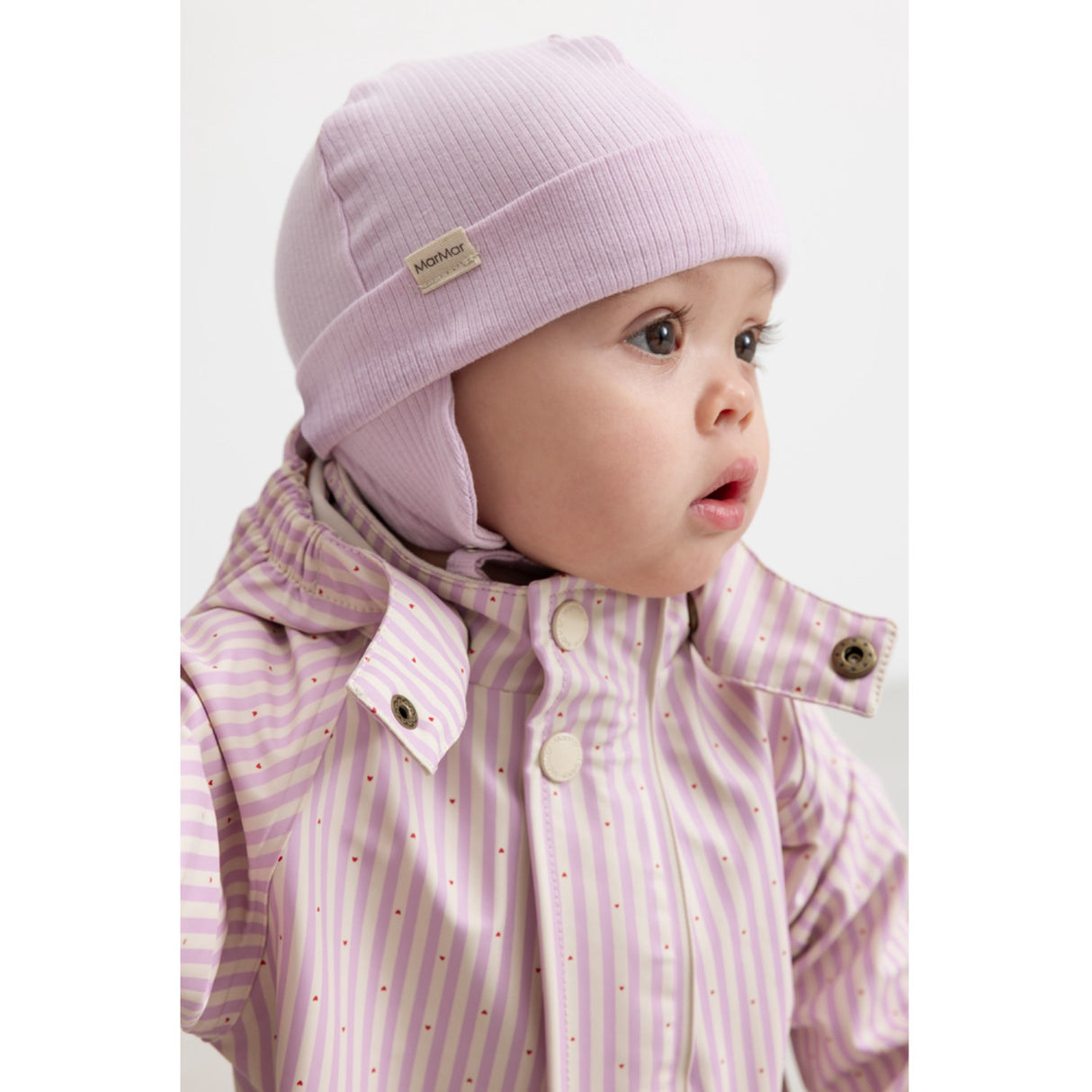 MarMar Rainwear Pink Stripe Orion Suit