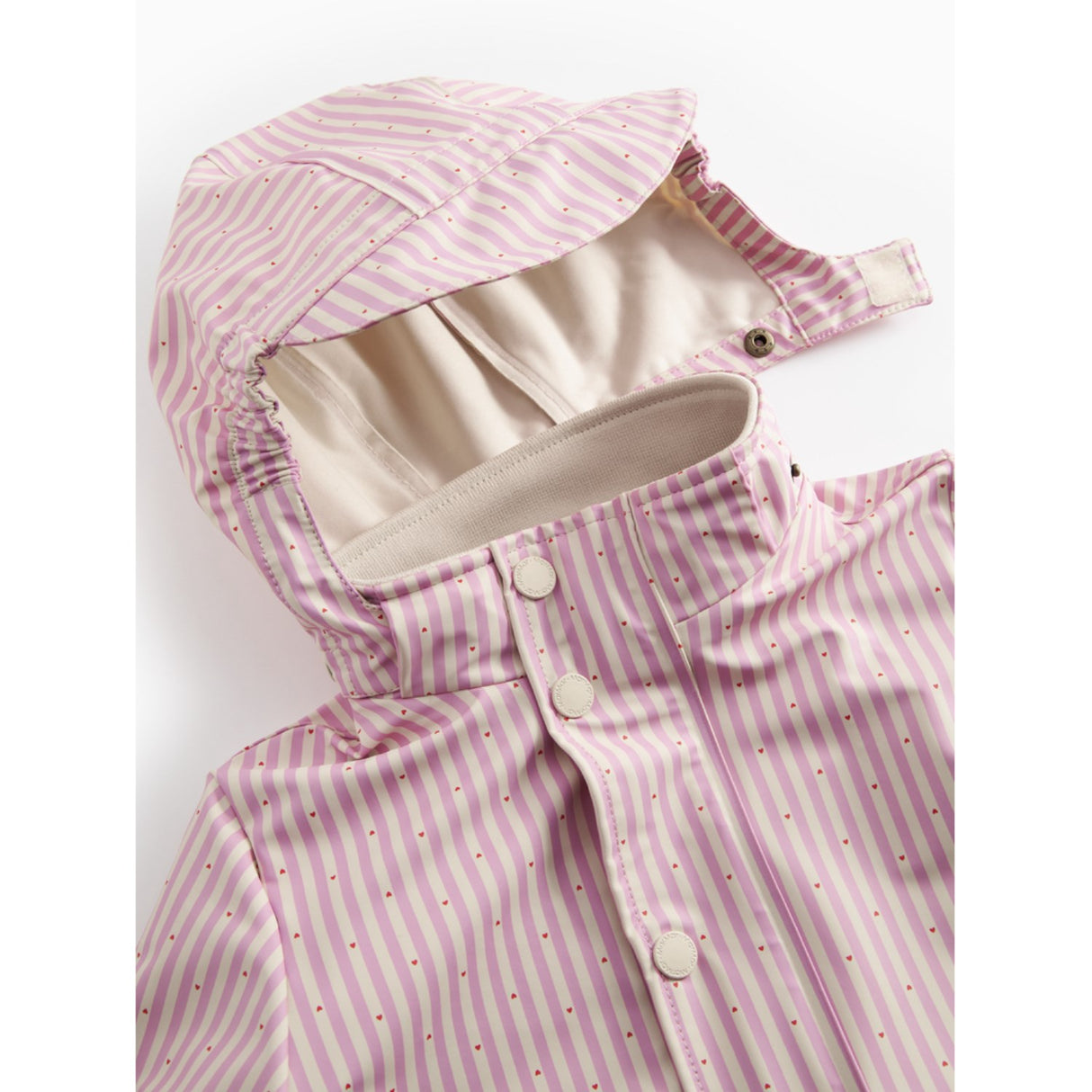 MarMar Rainwear Pink Stripe October Jacket