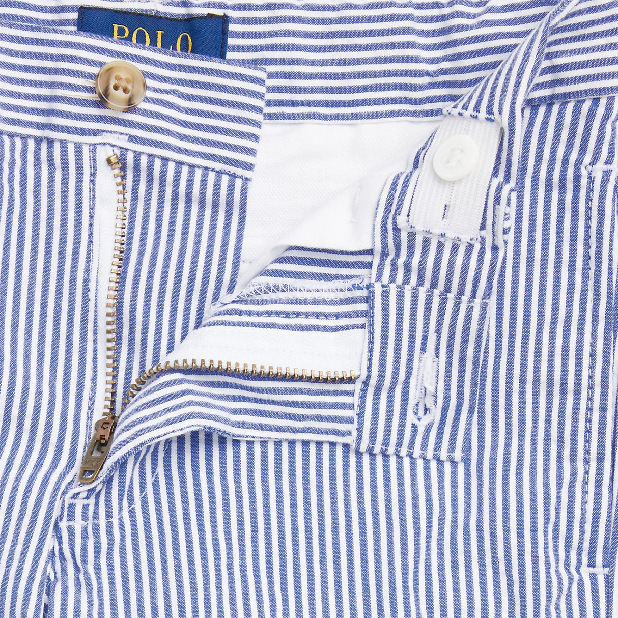 Polo Ralph Lauren Blue Seersucker Preppy Shorts