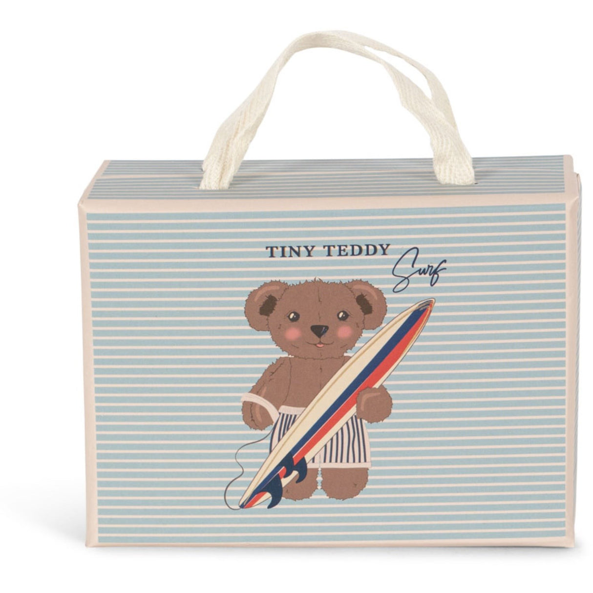 Konges Sløjd Blue Stripe Tiny Teddy Travel