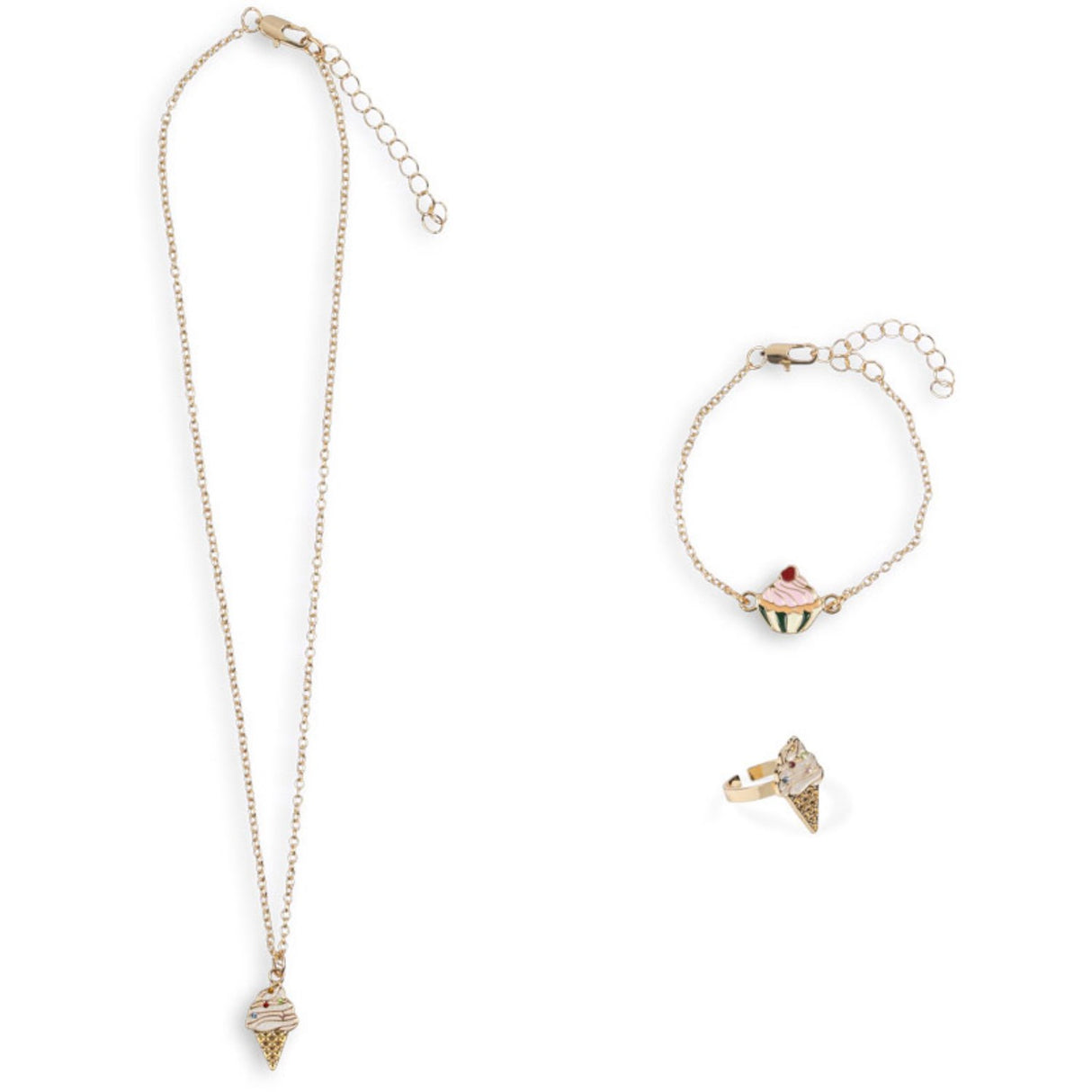 Konges Sløjd Gold Sweet Jewelry Set