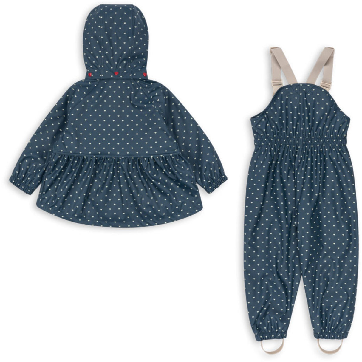 Konges Sløjd Heart Blues Rainy Palme Set Girl