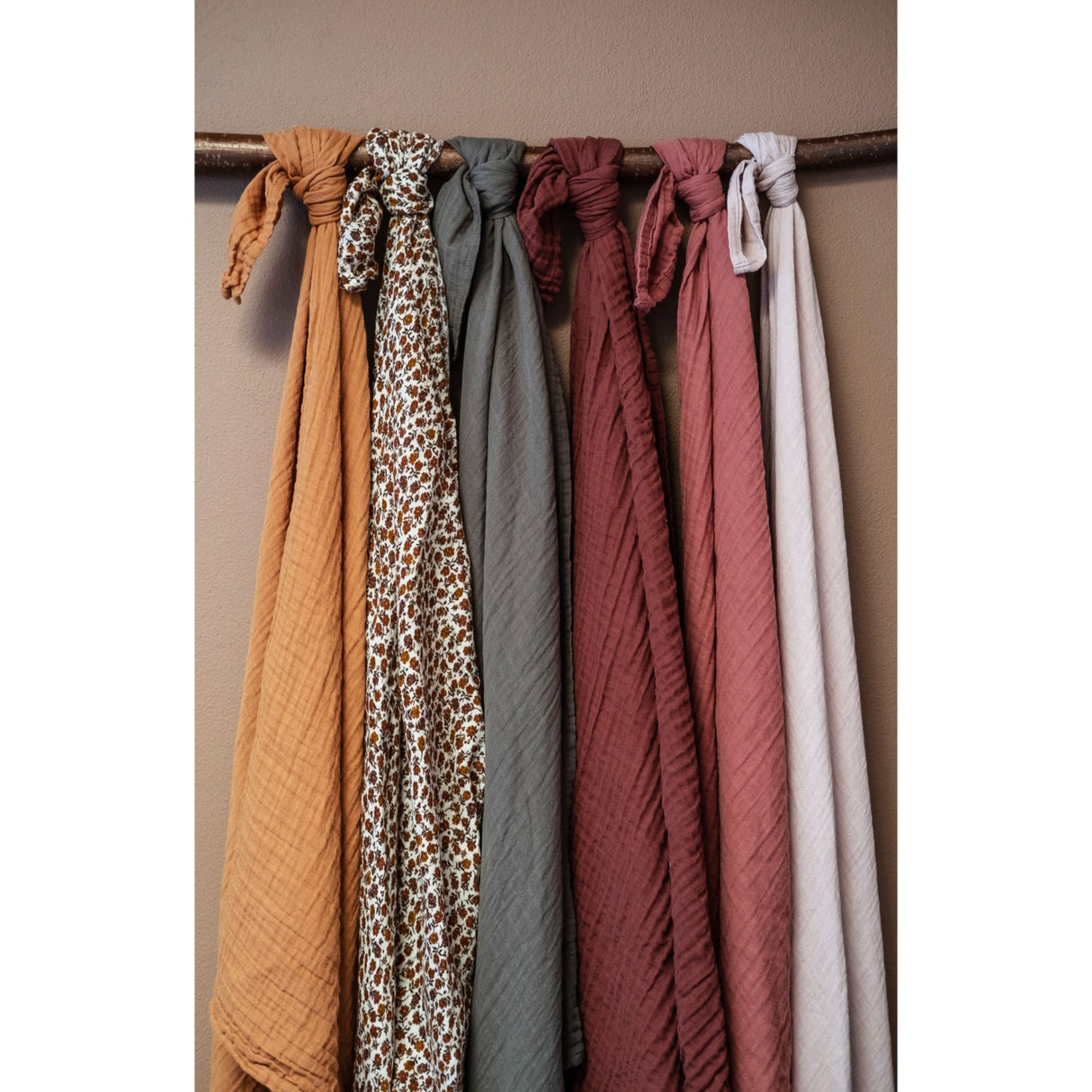 by KlipKlap Burgundy Swaddle