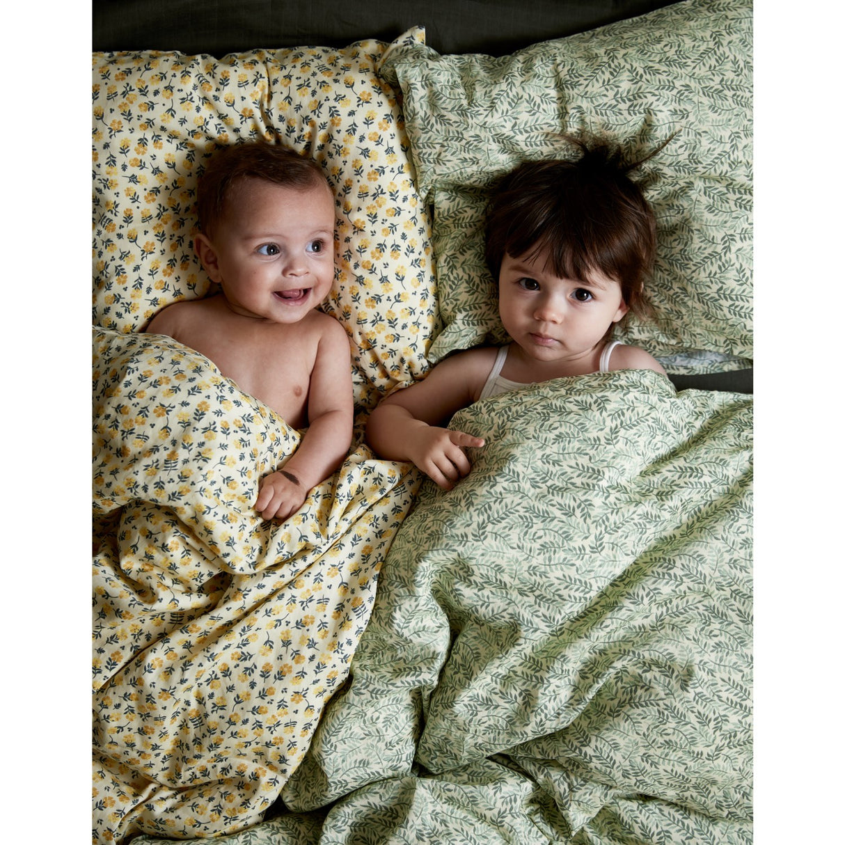 by KlipKlap Green Laurel Leaf Bedding