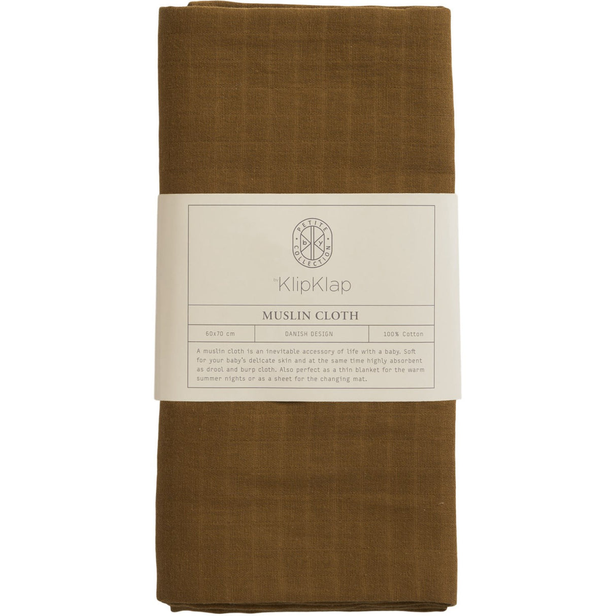 by KlipKlap Golden Brown Swaddle