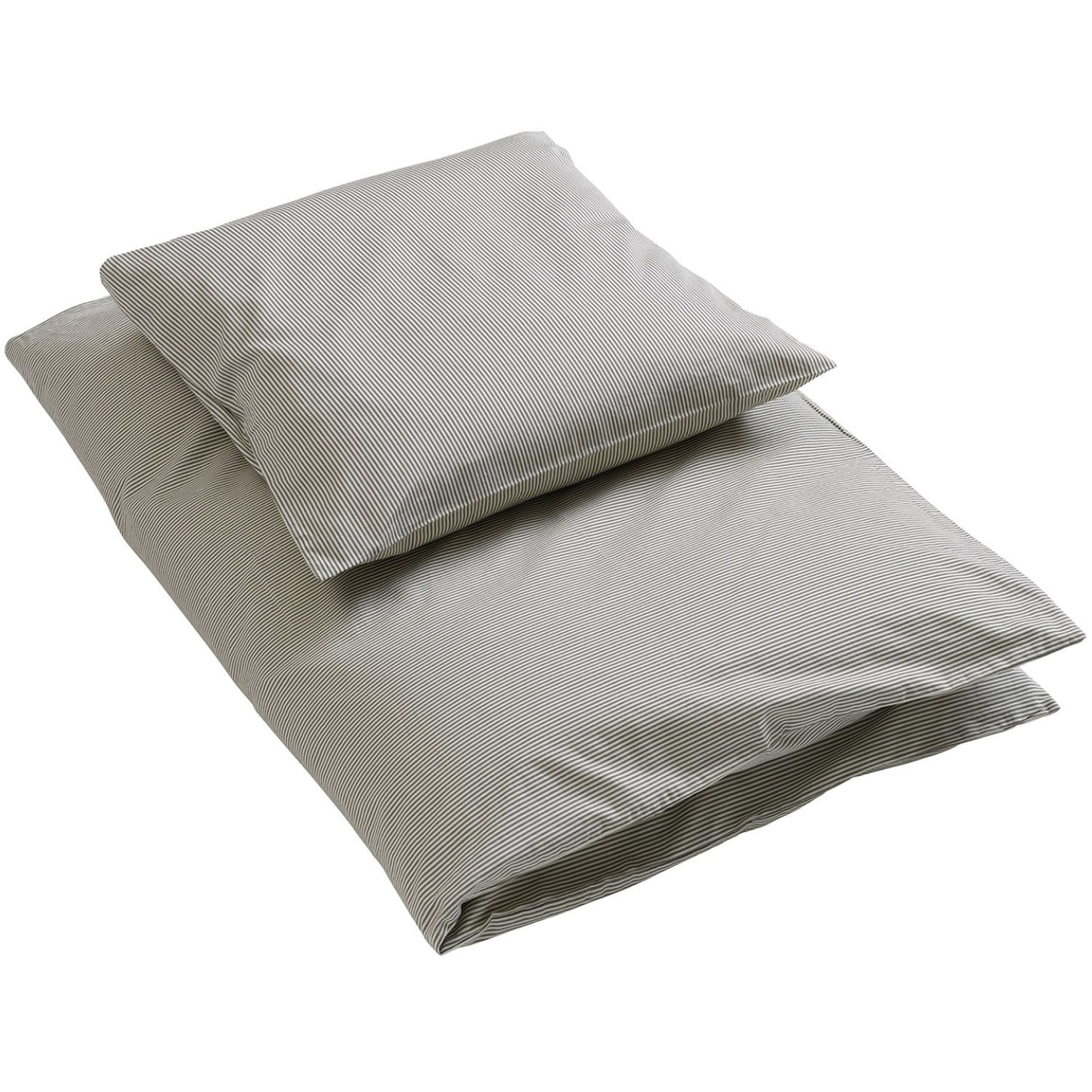by KlipKlap Steel Grey Emil Stripe Bedding