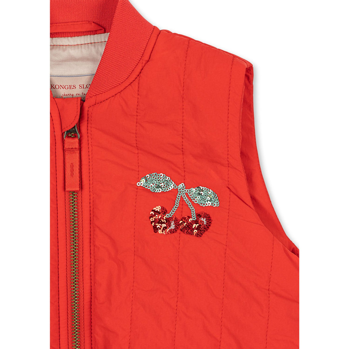 Konges Sløjd Fiery Red Juno Sequin Vest