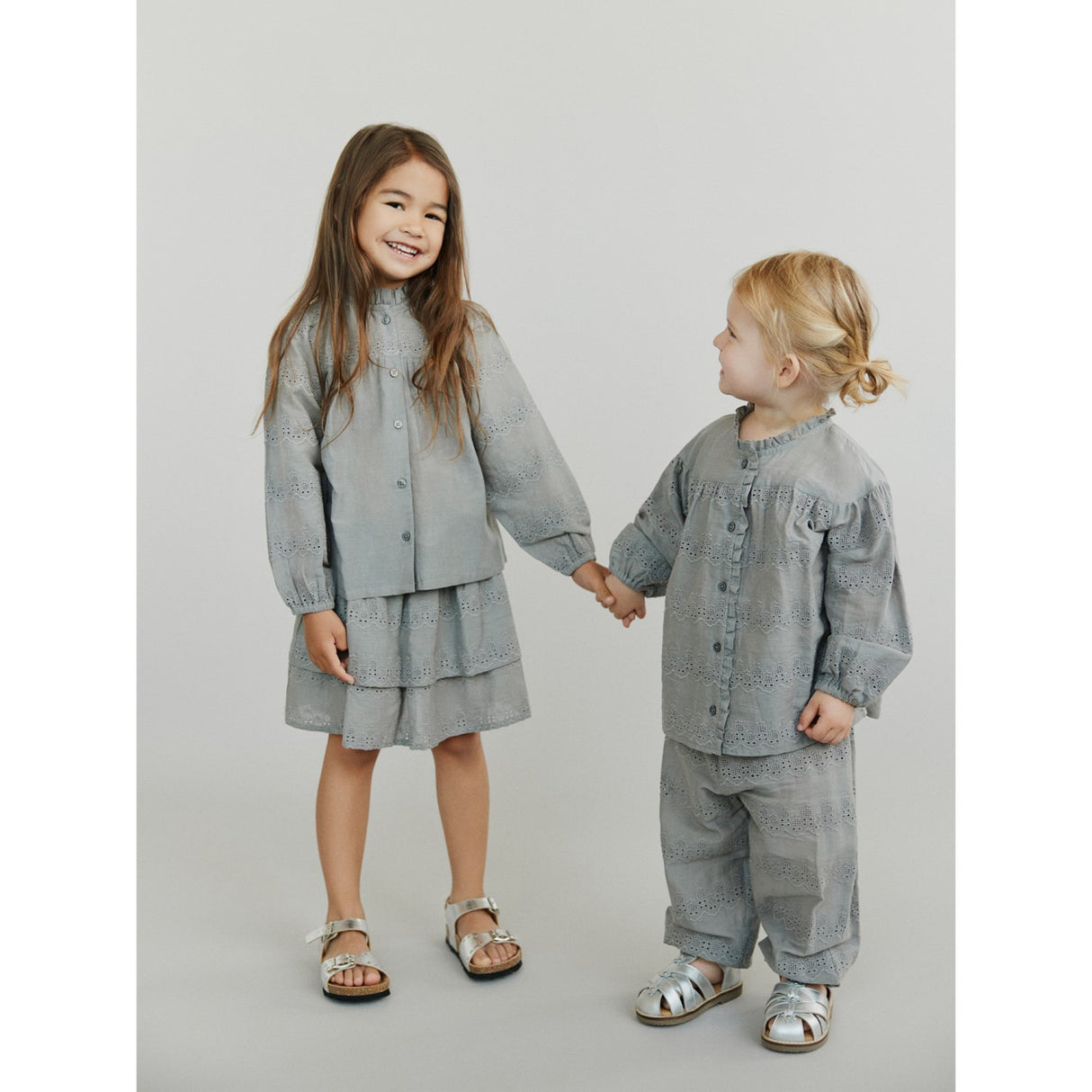 Sofie Schnoor Stone Grey Siggykb Skirt