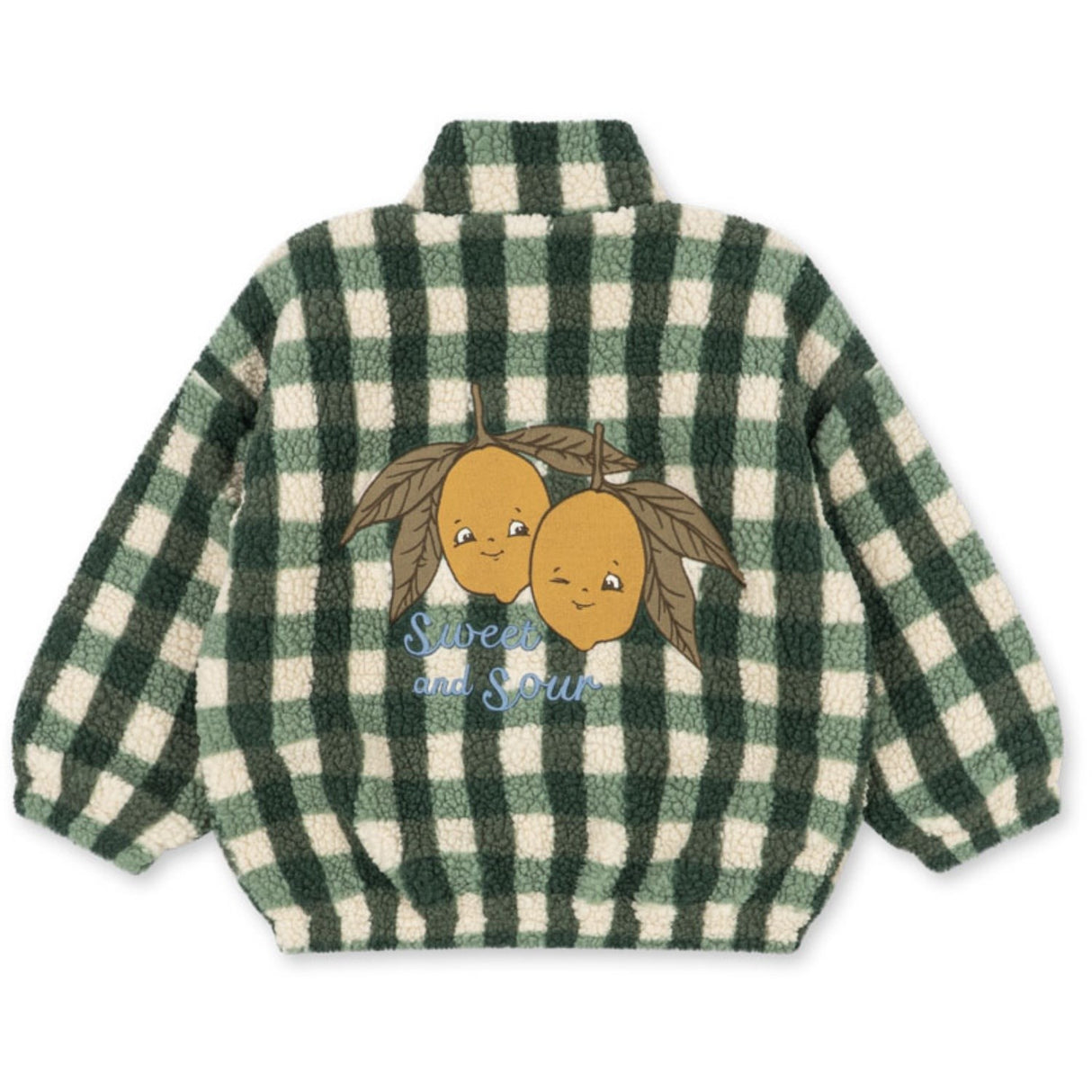 Konges Sløjd Green Check Jody Teddy Jacket Grs