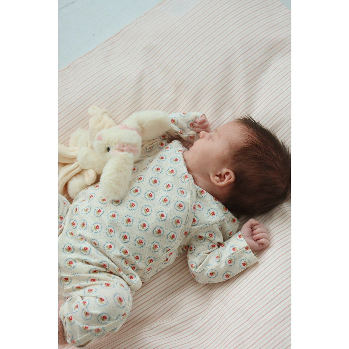 Konges Sløjd Stripie Petite Rose Baby Bedding Gots