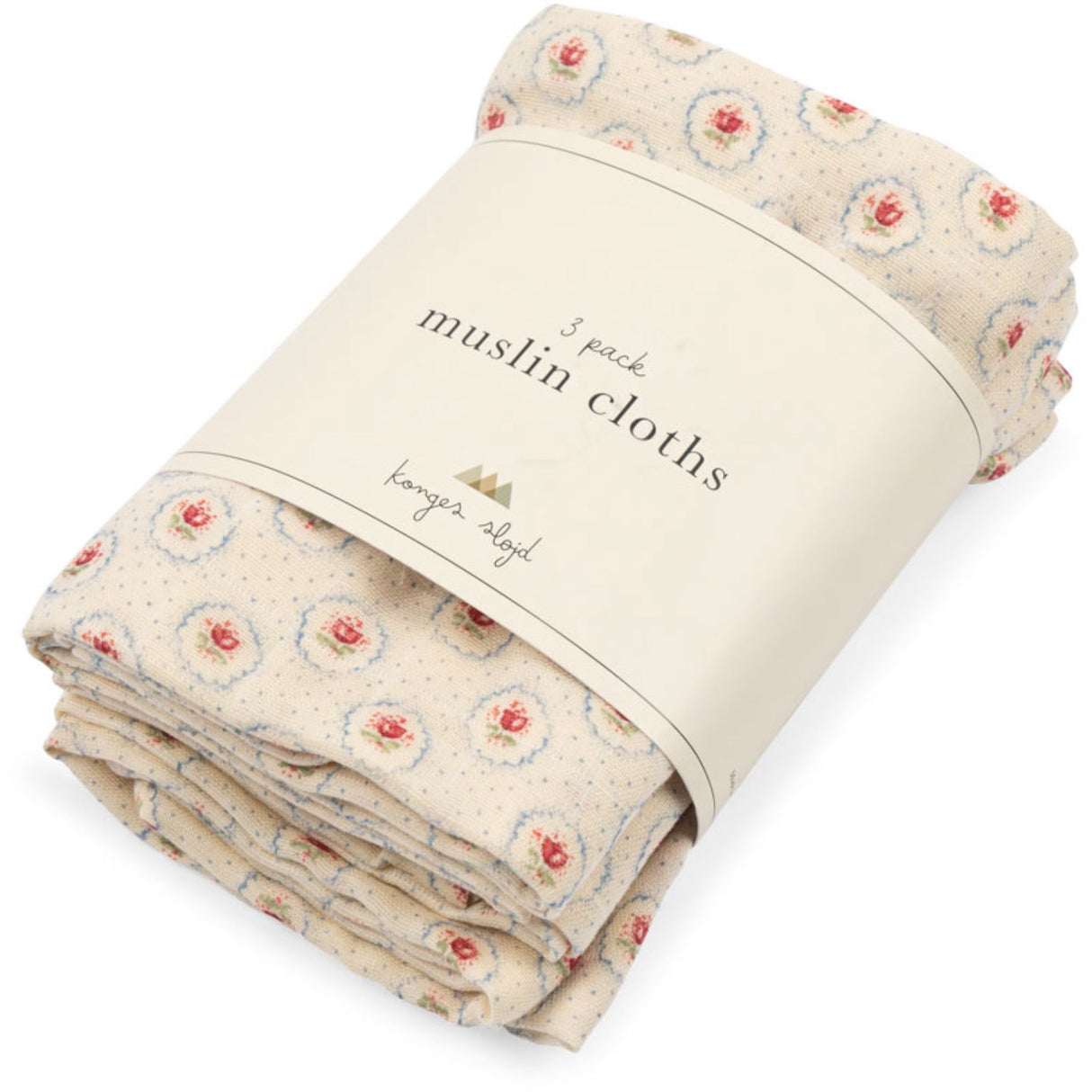 Konges Sløjd Mirage 3 Pack Muslin Cloth Gots