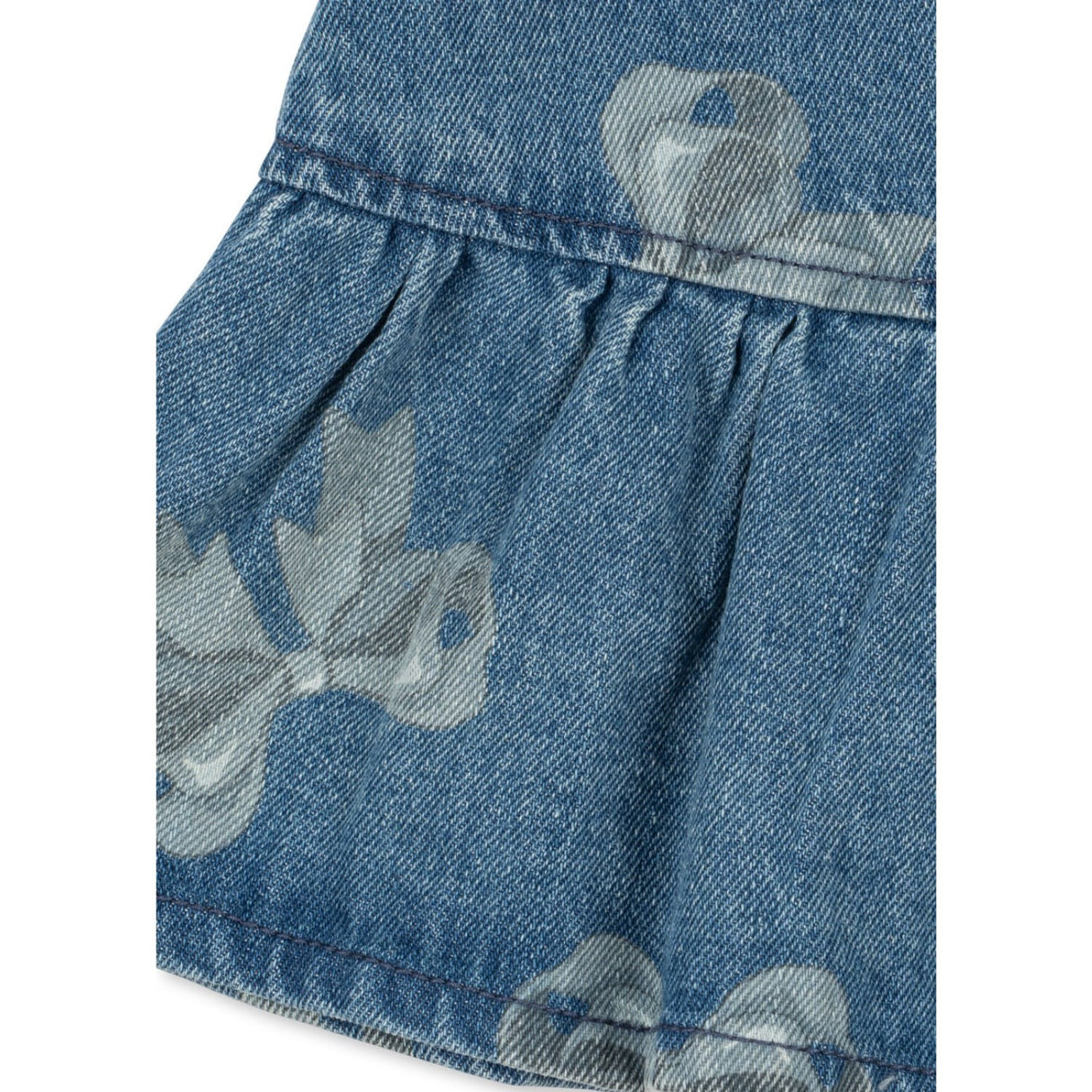 Konges Sløjd x Luksusbaby Bella Bow Blu Magot Frill Dress Gots