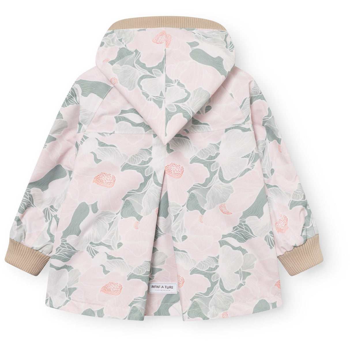 Mini A ture Print Petal Topography Matwiami Fleece Lined Jacket. Grs