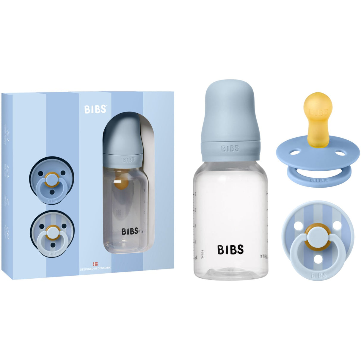 Bibs Baby Blue Gift Set Baby Sprinkle