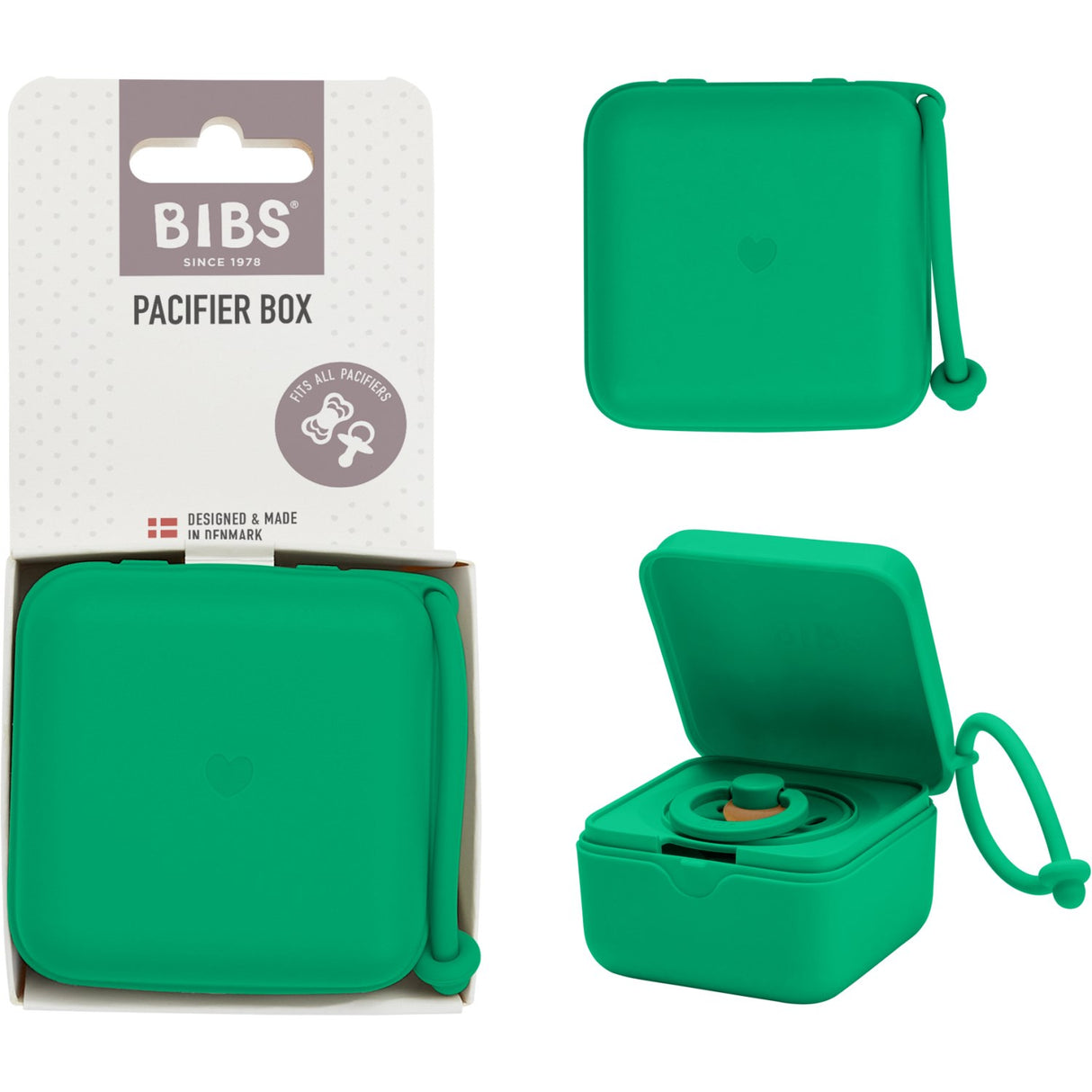 Bibs Cactus Pacifier Box