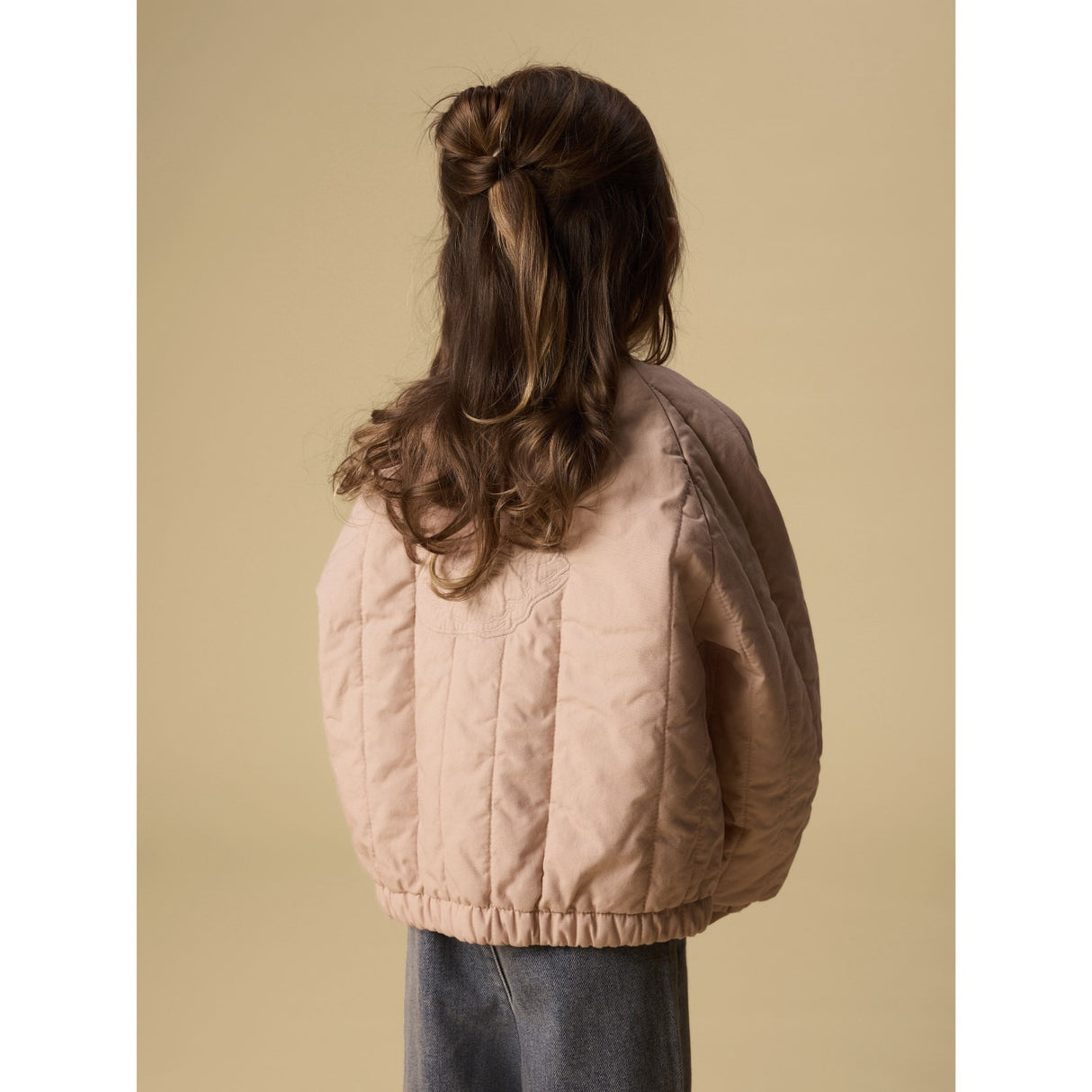 Lil'Atelier Cameo Rose Swan Nmflio Bomber Jacket Lil