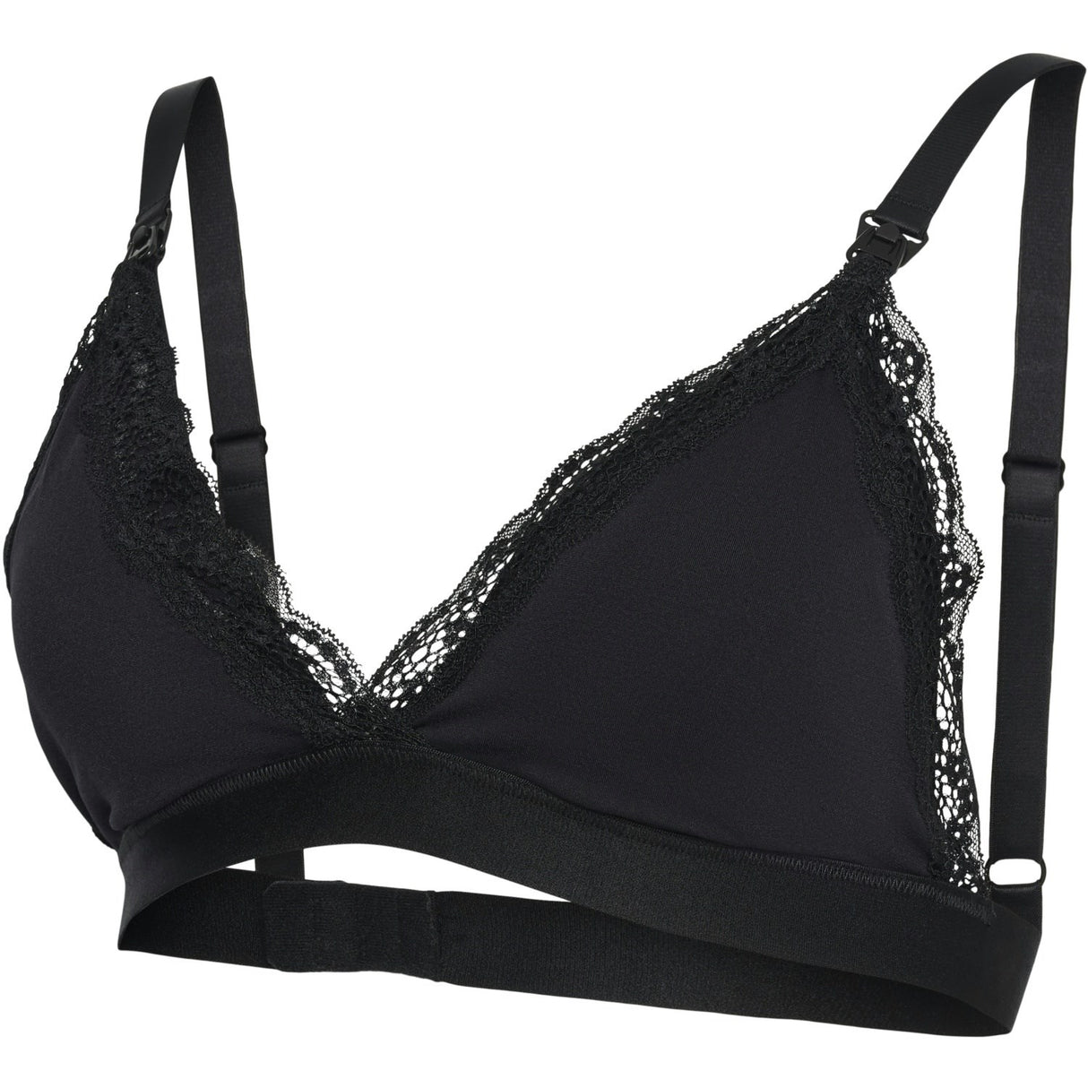 Mama;licious Black Mlreece Feed Me Bra 2F
