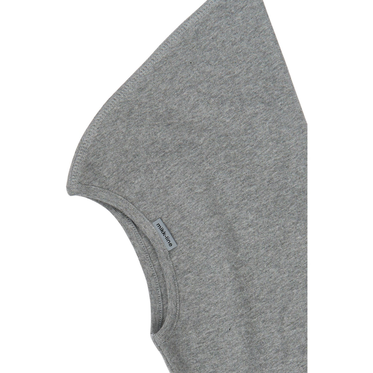 Mikk-Line Light Grey Melange Cotton Fullface Tip