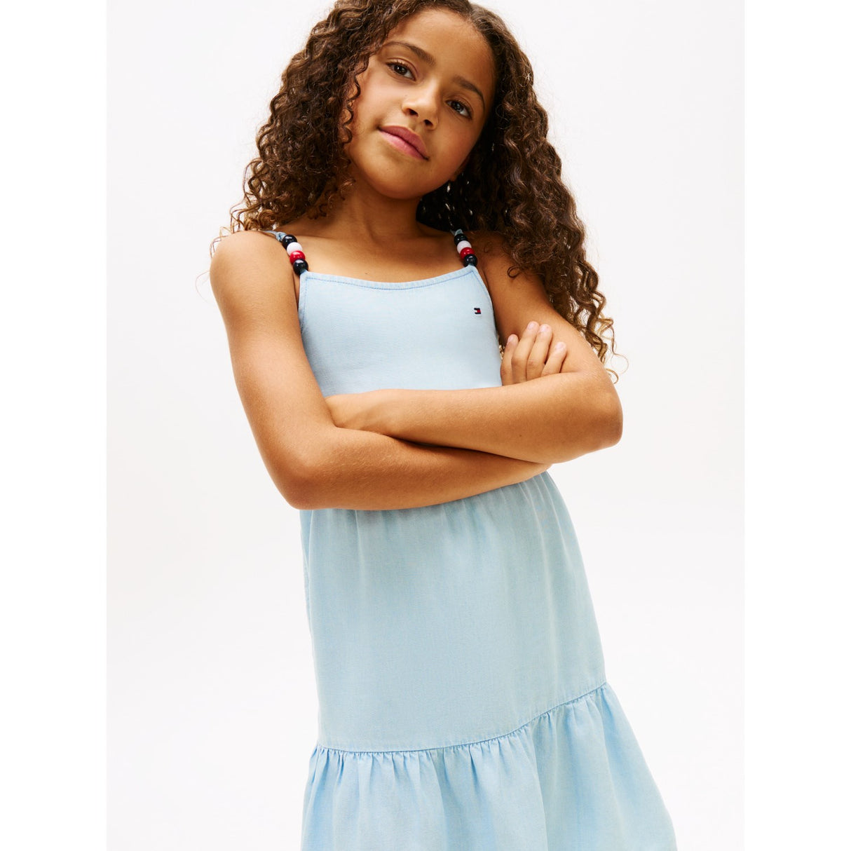 Tommy Hilfiger Denim Tencel Strap Dress