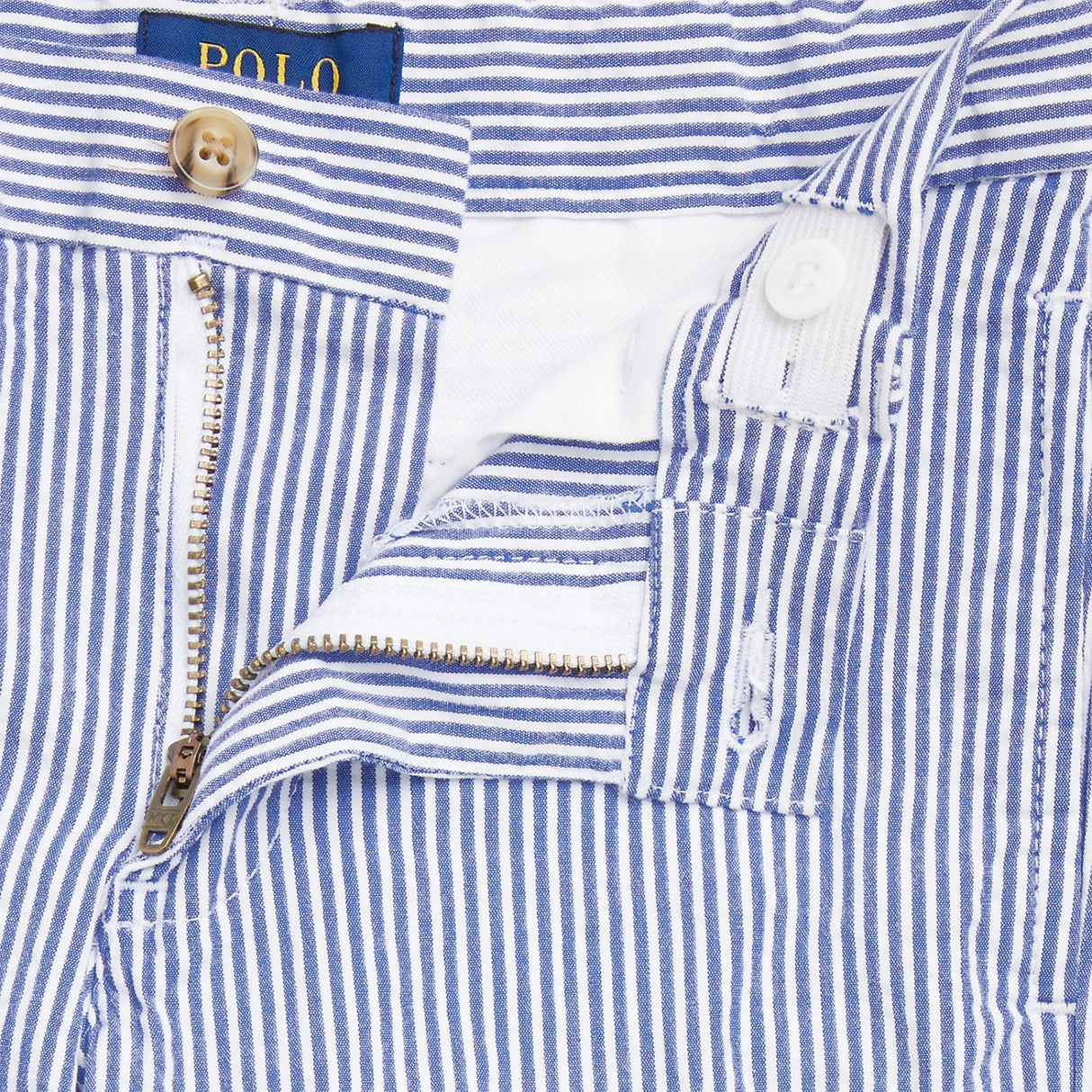Polo Ralph Lauren Blue Seersucker Preppy Shorts