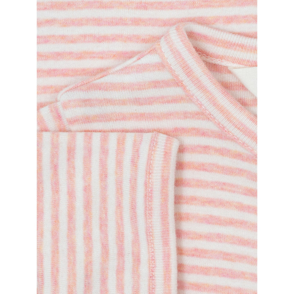 Serendipity Coral/Offwhite Baby Short Suit Stripe