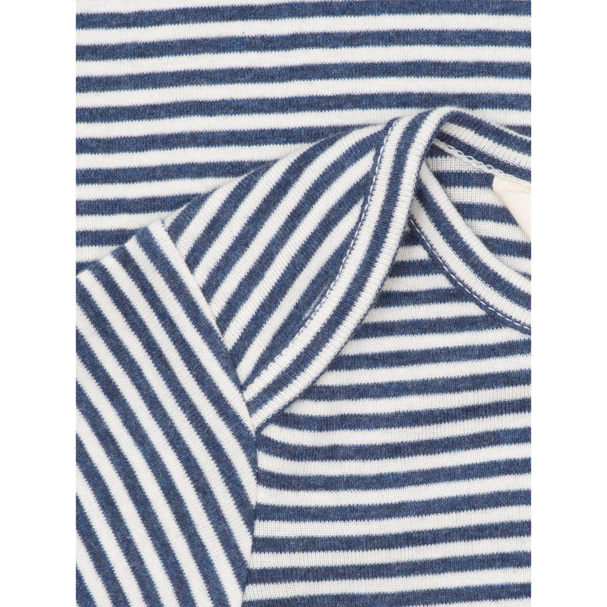Serendipity Navy/Offwhite Baby Suit Stripe