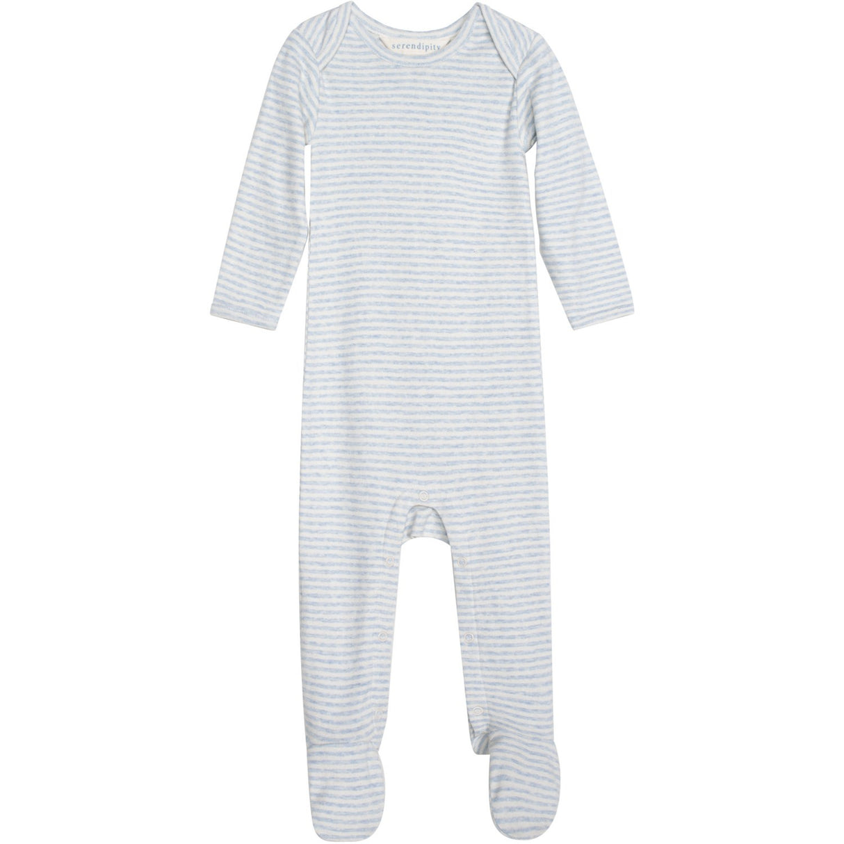 Serendipity Mist/Offwhite Baby Suit Stripe