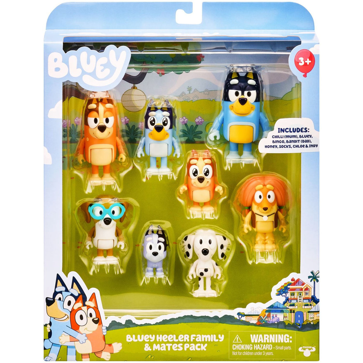 Bluey Figures 8-pack