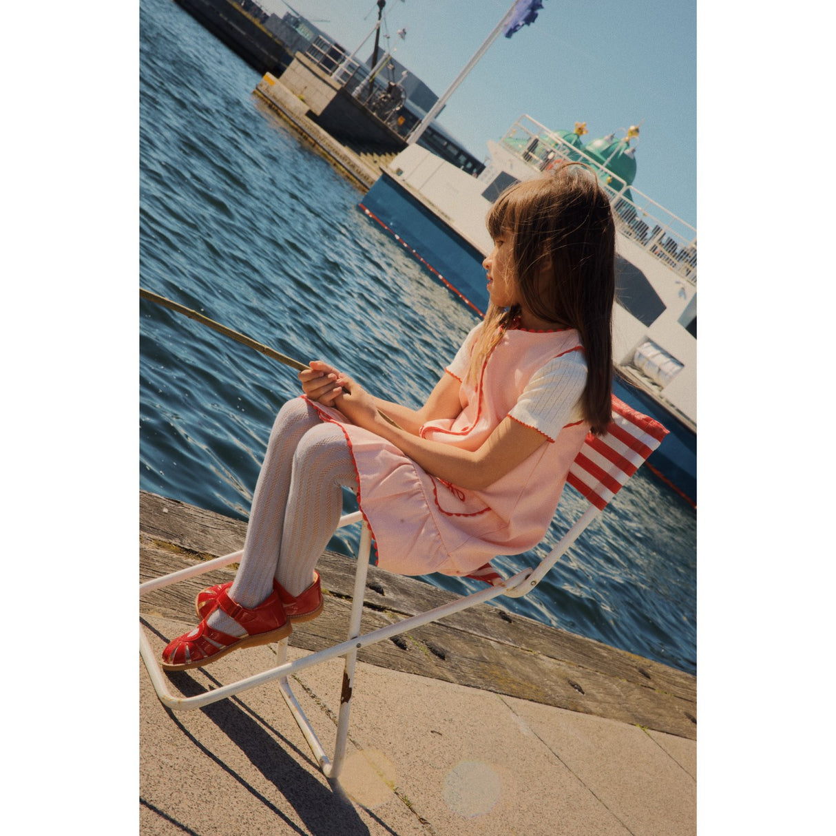 Flöss Gentle Cream Flora SS Pointelle Blouse