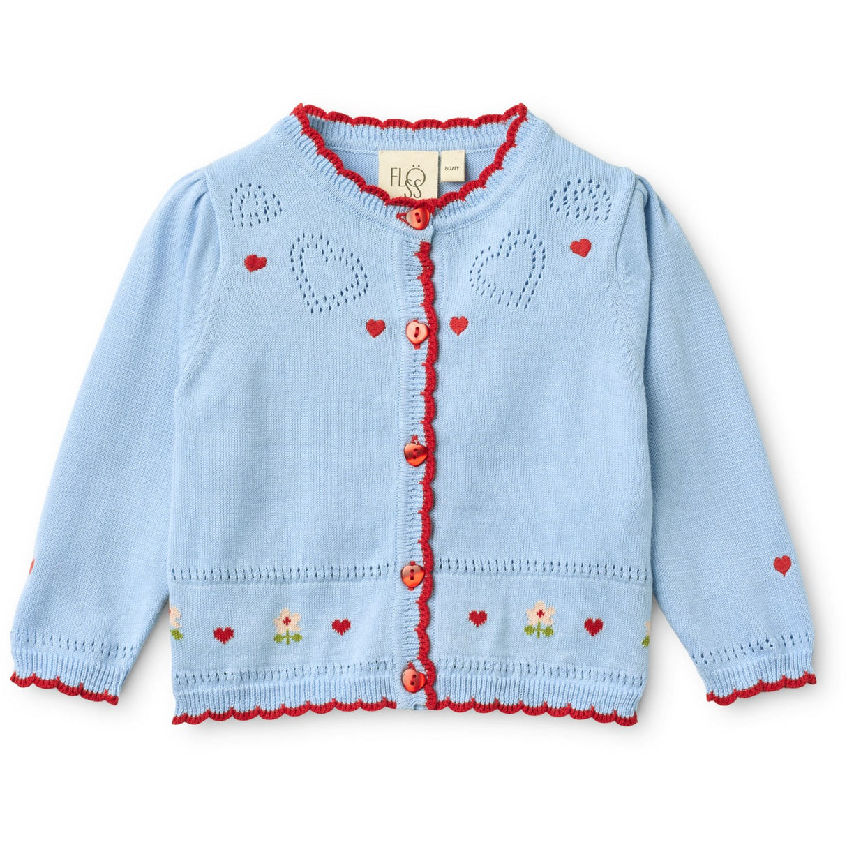 Flöss Blue Sky Blanca Cardigan