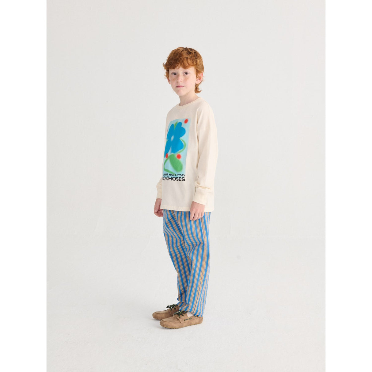 Bobo Choses Navy Blue New Hairline Woven Pants