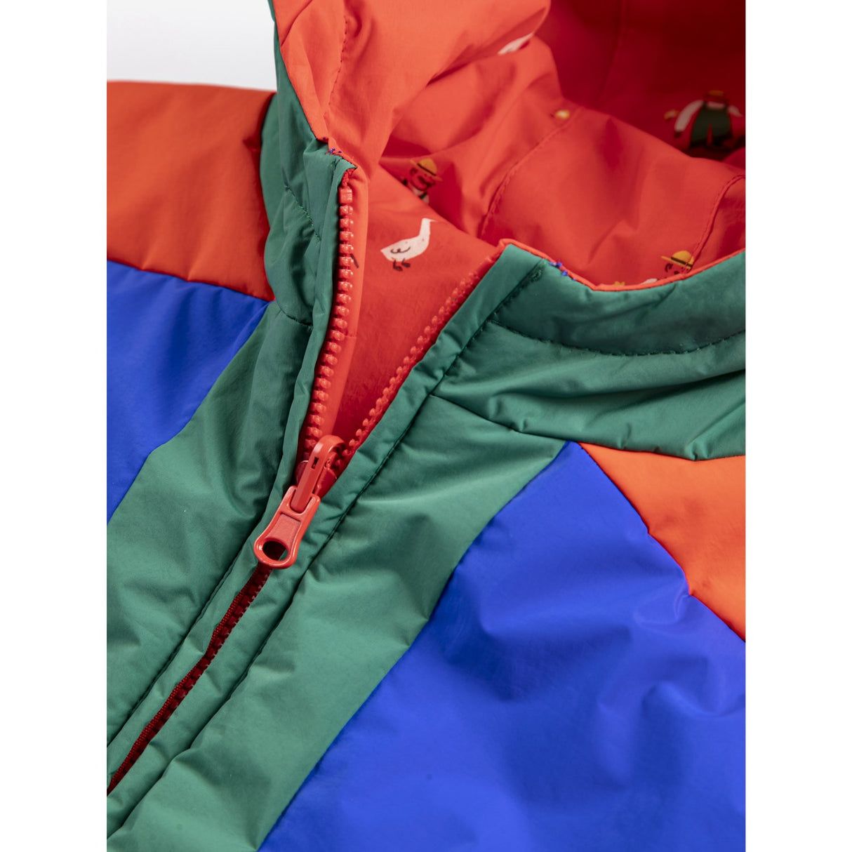 Bobo Choses Red Farm Adventure All Over Reversible Anorak