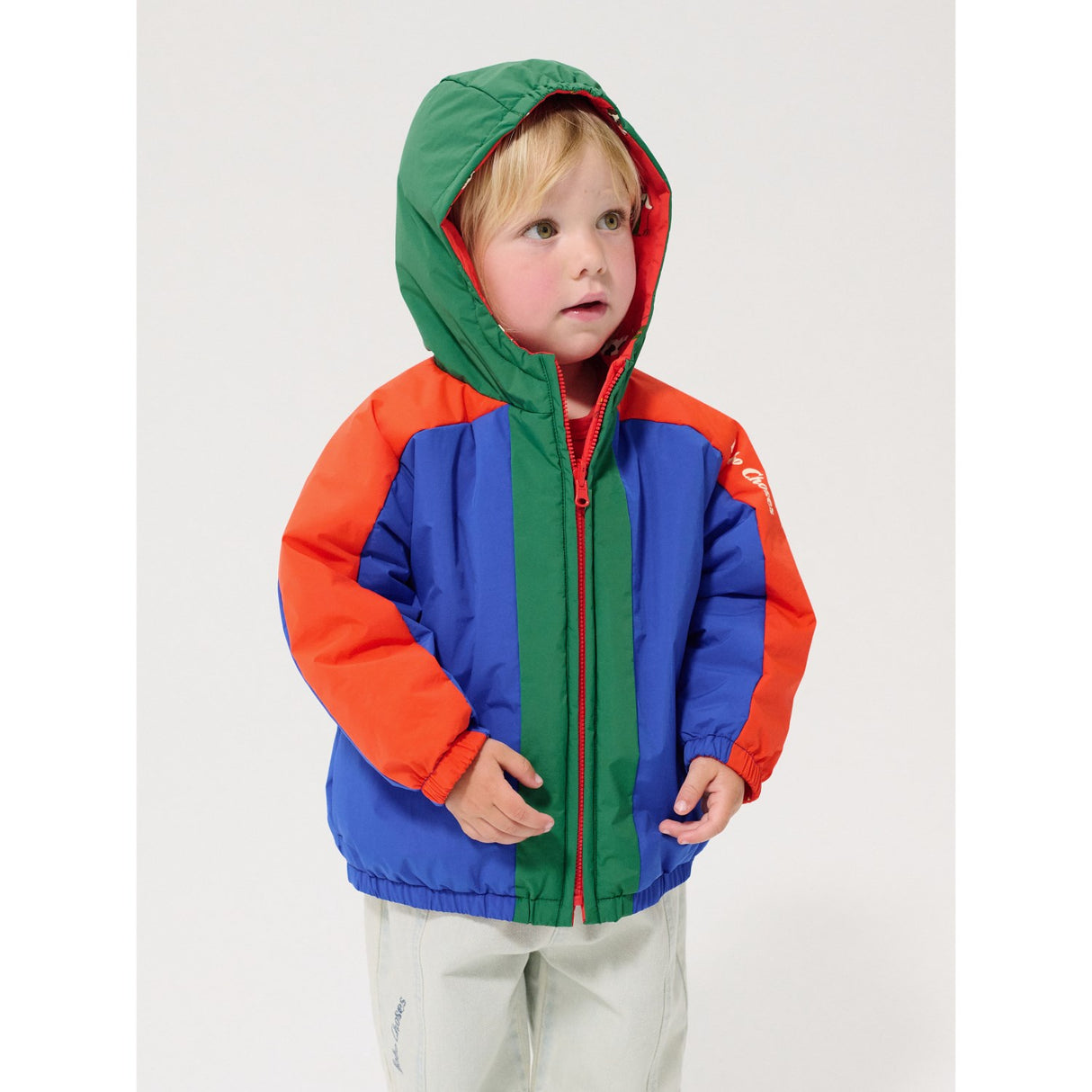 Bobo Choses Red Farm Adventure All Over Reversible Anorak