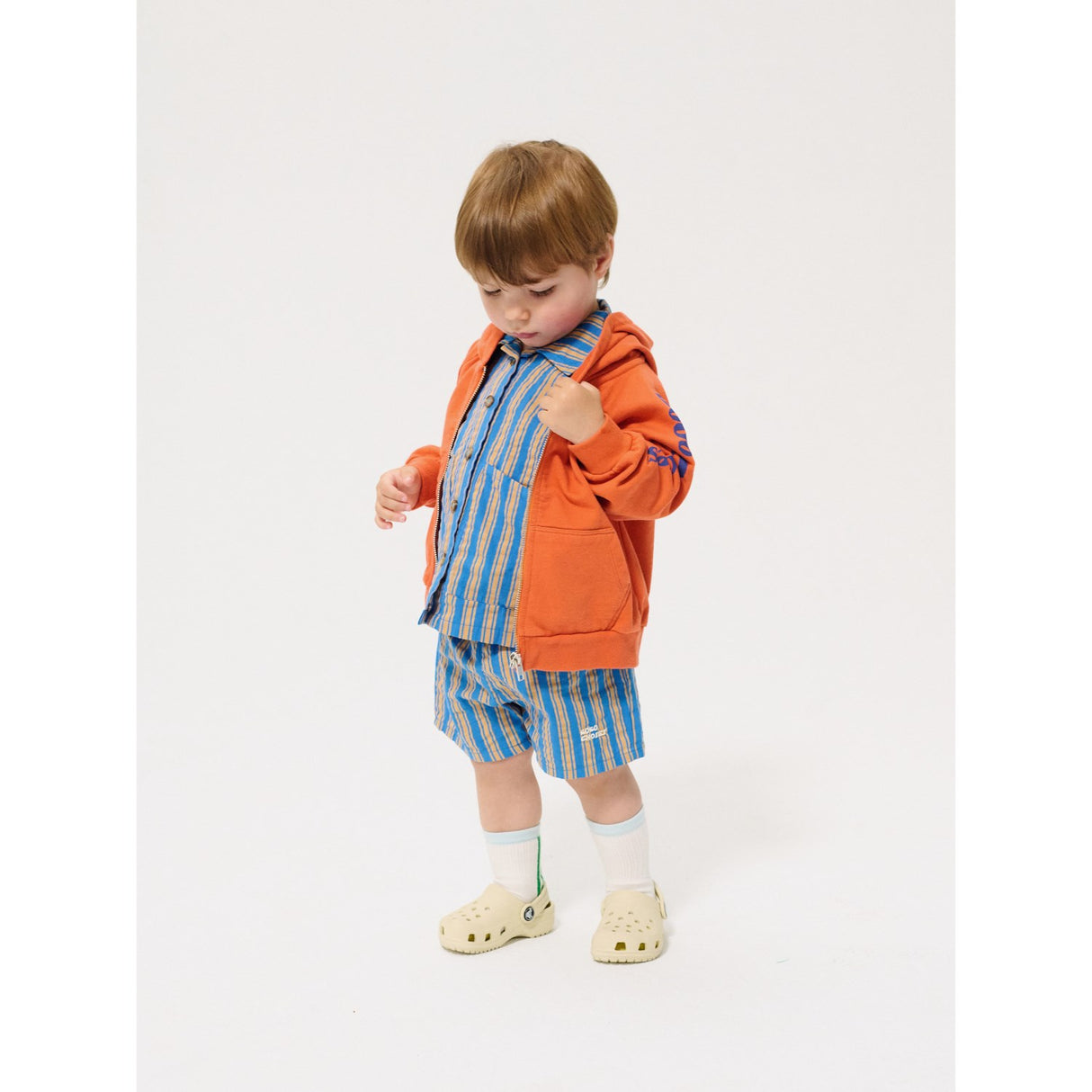 Bobo Choses Orange New Hairline Woven Shorts