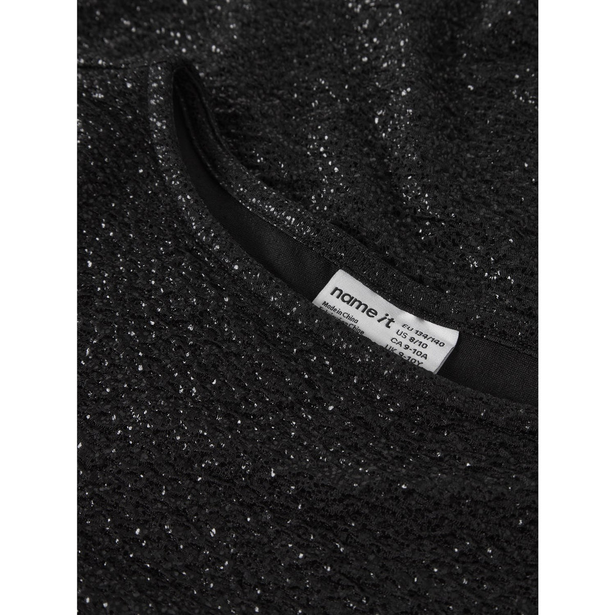 Name It Black Nkfrisine Ls Top Pb