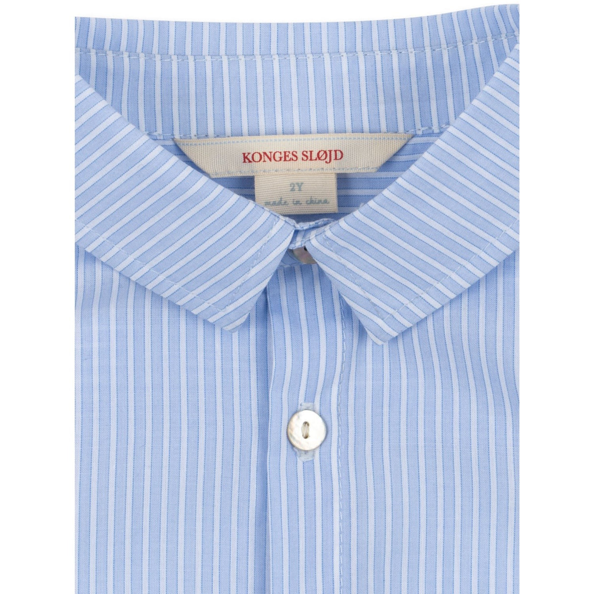 Konges Sløjd Blue Stripe Wes Shirt Gots