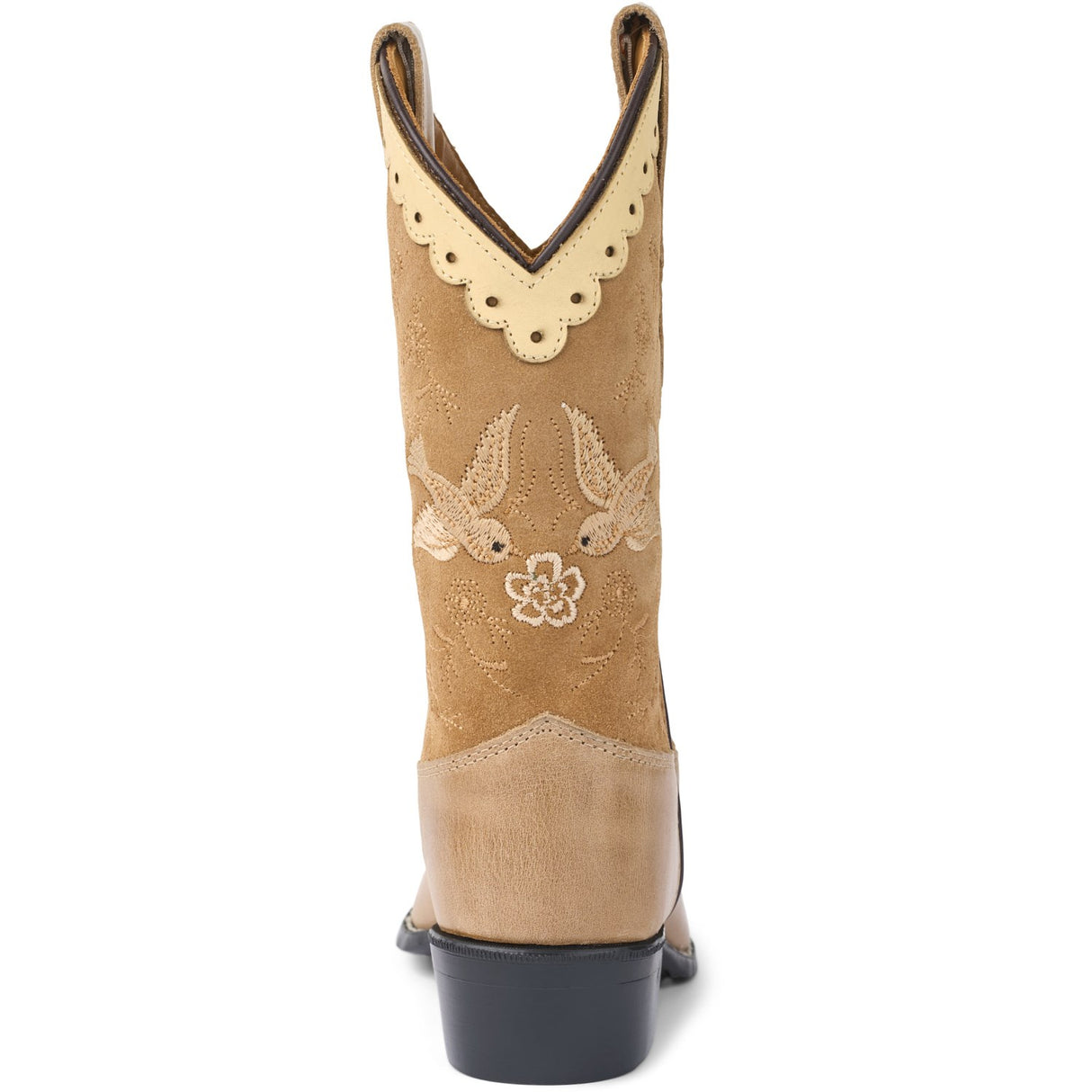 COPENHAGEN COLORS Beige Suede Limited Cowboy Boots High
