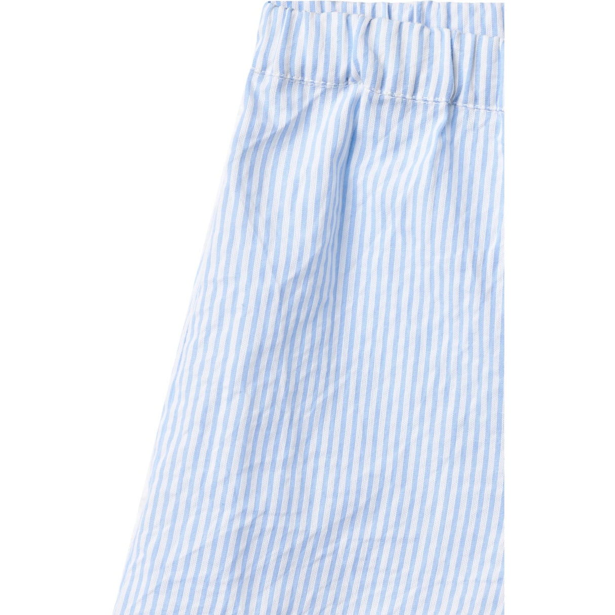 COPENHAGEN COLORS Sky Blue W Cream Stripe Seersucker Deco Set