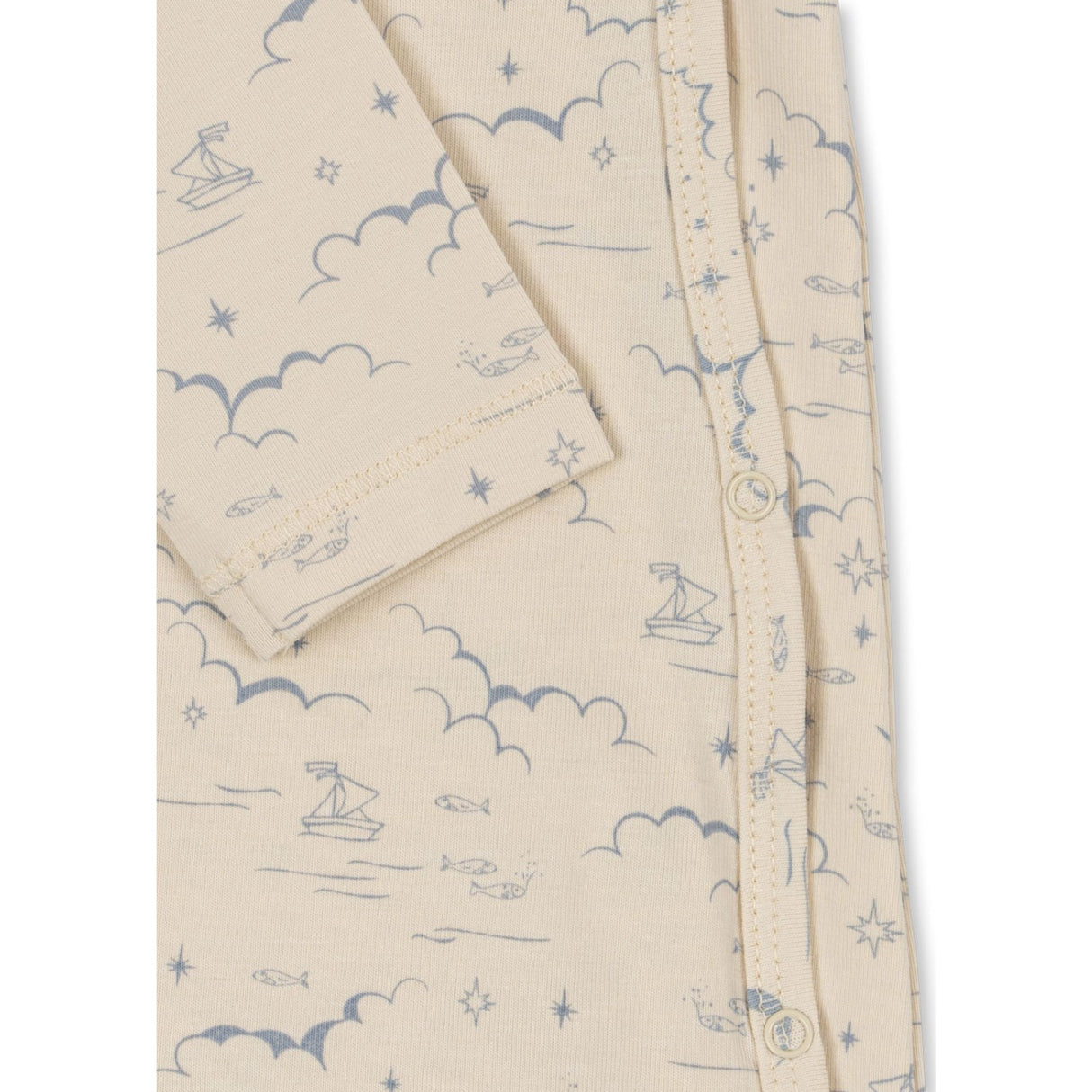 Konges Sløjd Cielo Marino Basic Newborn Onesie Gots