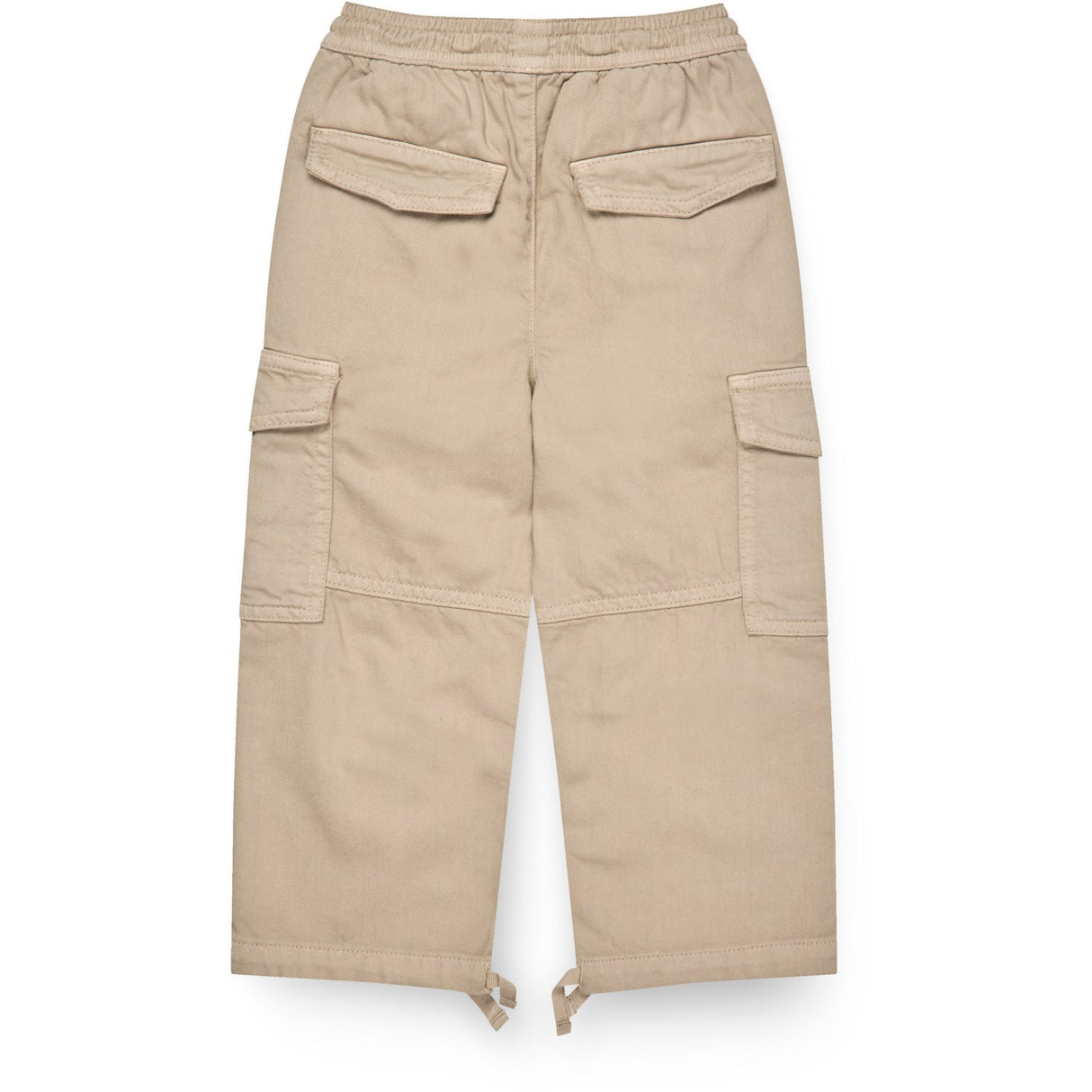 COPENHAGEN COLORS Beige Twill Baggy Pants W. Pockets
