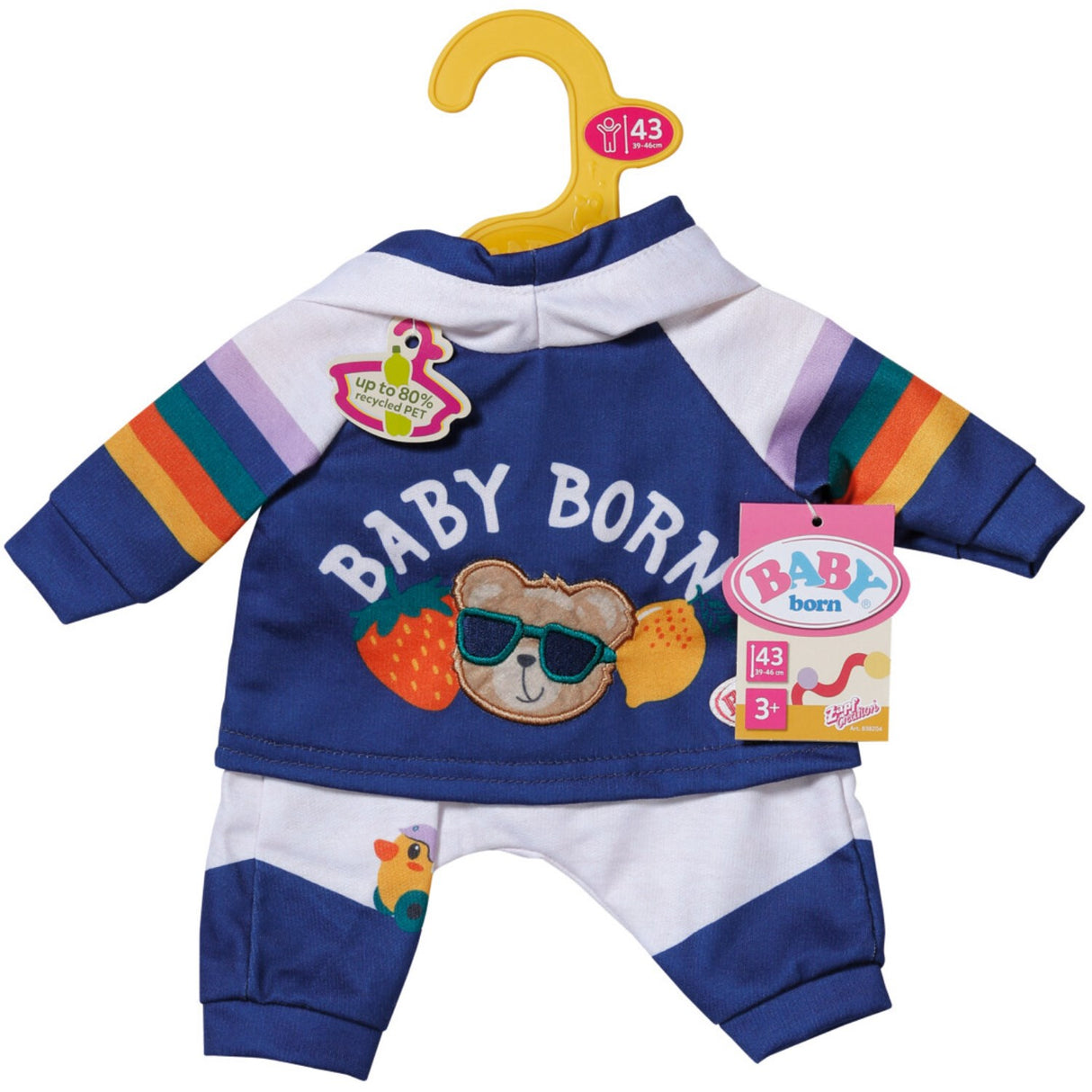 BABY Born Jogging Suit Navy 43cm