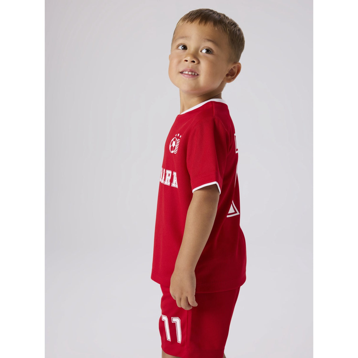 Name It True Red Nmnhiteam Shorts Set