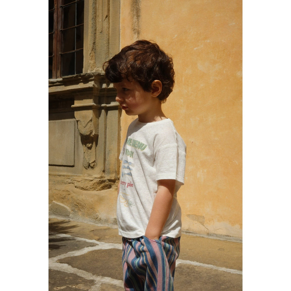 Konges Sløjd Miami Stripe Magot Frill Pants Gots