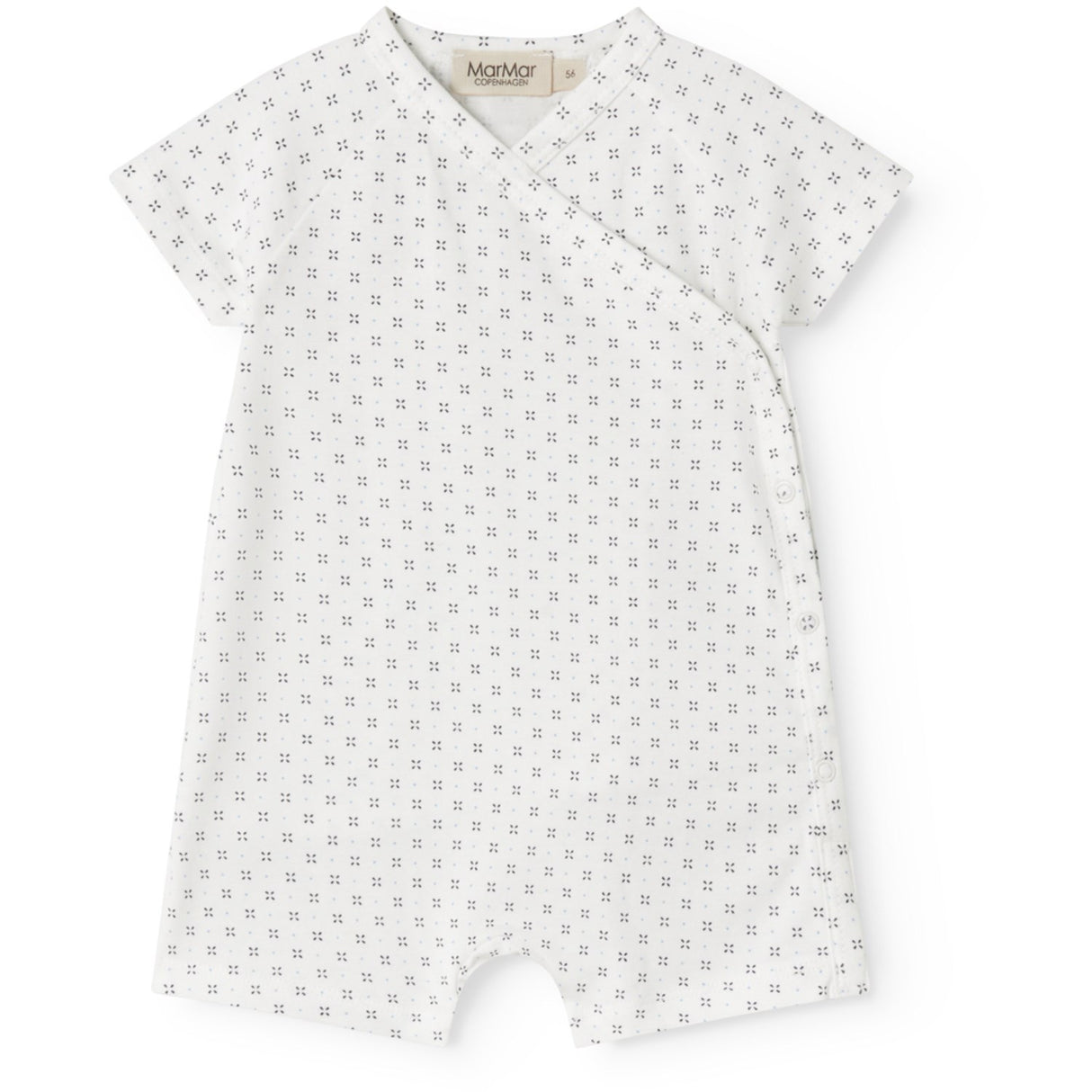 MarMar New Born Modal Smooth Print Droplet Rap Summer Romper