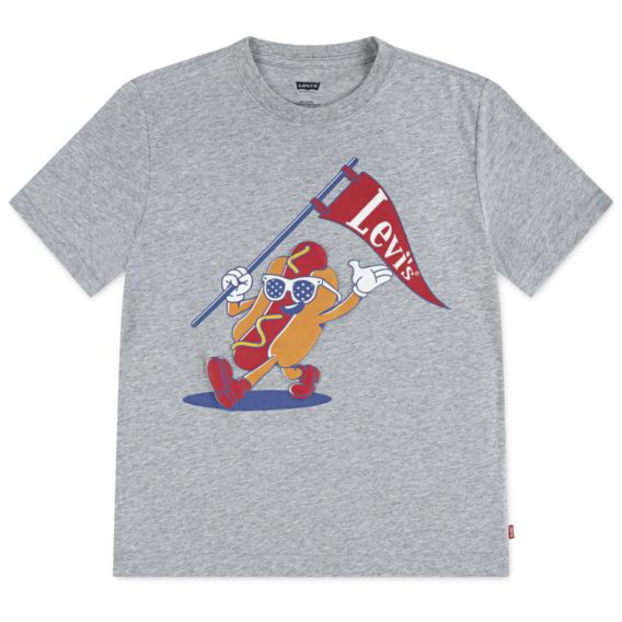 Levi's Grey Heather Lvb Parading Hot Dog Tee