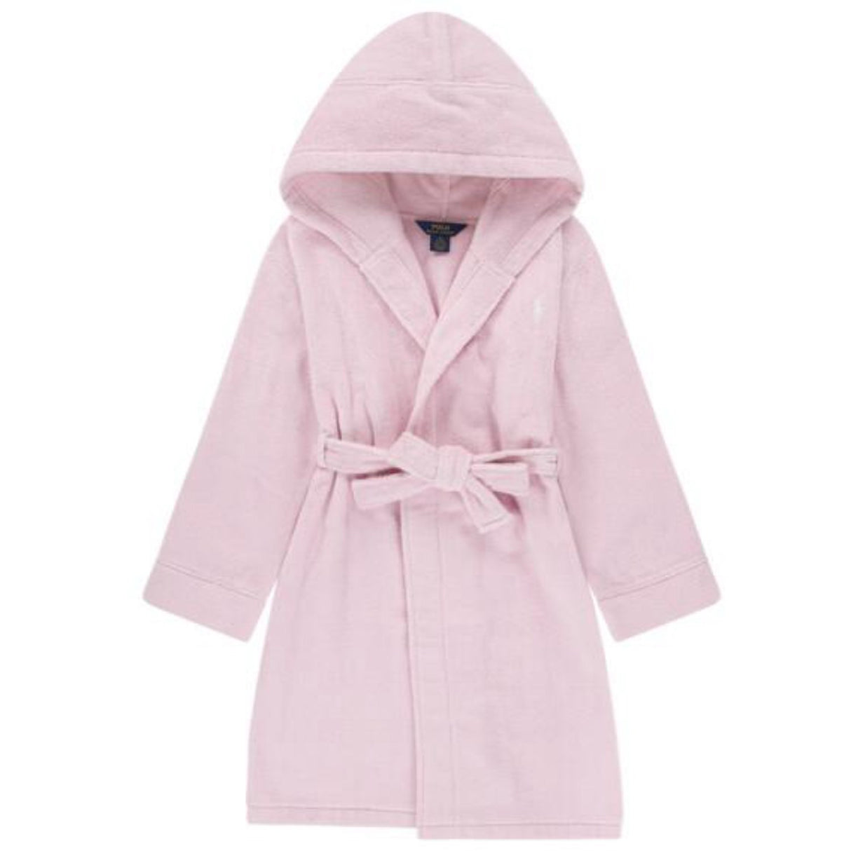 Polo Ralph Lauren Hint Of Pink Hooded Plush Terry Bathrob