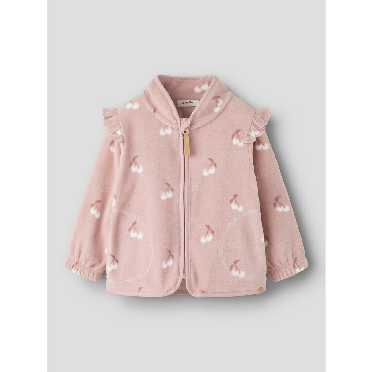 Lil'Atelier Misty Rose Cherry Nmflaspektra Fleece Jacket Fo Lil